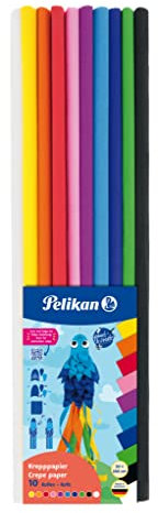 Pelikan Bastelkrepp, 10 Farben sortiert, 1 Set (1)