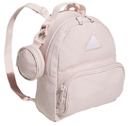 adidas Mini sac à dos unisexe pour adulte, petite taille pour festivals et voyages, Rose sable, taille unique