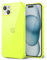 Svanove Custodia Transparente in Silicone TPU Morbido per iPhone 15 Plus, con Protezione Antichoc e per la Camera, Giallo Fluo