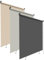 HOMEDEMO Außenrollo Senkrechtmarkise Außen, sonnenschutzrollo Outdoorrollo, aussenrollo Wetterfest Windschutz Sichtschutz, Vertikalmarkise für Balkon & Terrasse, 100x140cm(BxH) Anthrazit