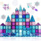 Magnetic Tiles Age 3+, 34 PCS Magnetic Building Blocks Kids Toys, 3D Learning Ice Toys for Girls Boys, Construction Princess Set Birthday Gift