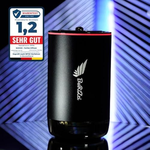BaRiZzi Diffuser, Auto Lufterfrischer, Büro Lufterfrischer, Home Lufterfrischer, Autoparfum, Autoduft, Oud Düfte, Oud Parfums (Schwarz) (Oud Intenso 50ml)