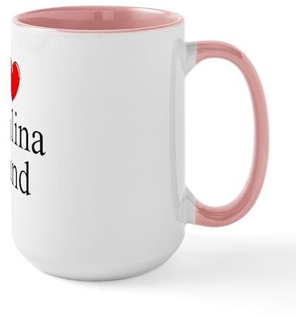 CafePress I Love Catalina Island Large Mug 15 oz (444 ml) Ceramic Coffee Mug