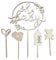Cake Topper Holz, Kuchen Topper Babyparty Tortendeko, Kuchenstecker für Baby Shower Eine Windeltorte Gender Reveal Partydeko