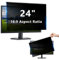 WVMNQO 24 Zoll Hängender Blickschutzfolie für Computermonitor mit 16:9, Hochtransparent und Nicht Verschwommen, Keine Installation erforderlich, Anti-Blaulicht, Anti-UV, Kratzfest, No Anti-Glare