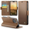 Phernykas for iPhone 16 Pro Wallet Case with Card Holder, Kickstand RFID Blocking Magnetic Closure Shockproof Protective PU Leather Case for iPhone 16 Pro Flip Case Wallet - Brown