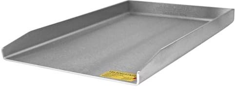 BABOSSA® Premium Plancha/Grillplatte [30x40cm] Universal Medium | Massiver, Verzugsfreier und Rostfreier 4mm V2A Edelstahl | Made in Germany