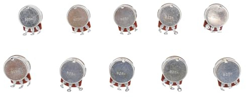 Gitarren-Potentiometer, 10 Stück, 18 Mm Schaft, 25 K Potentiometer, Geschwindigkeit, Ohm, Bass, Metrisch, M8-E-Bass-Gitarren-Pots Zur Lautstärkeregelung (B25K