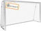 PEAKVONDER 12ft x 6ft Football Goal for Kids,Goal Posts for Kids Garden,60mm Dia. Steel Pipe with Anti-Rust Coating, Football Nets for Garden TSG053W