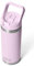 YETI Rambler C Straw Bottle, Stainless Steel Vacuum Insulated Bottle with Straw Cap, Cherry Blossom, 18 oz (532 ml)