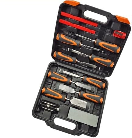 Wood Chisel Set 8 Pieces Woodworking Chisels 6mm to 38mm Firmer Chisel Set Woodworking Hand Tools Mortise Chisel Set