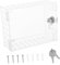 Mipcase Thermostat Lock Keyed Design Plastic Thermostat Cover Easy to Install Wall-Mounted