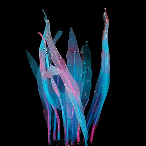 Aquarium Kelp Dekoration Silikon Algen Fischtanks Ornamente Realistische Bunte Wasserpflanze 17 8 Cm Hoch Leicht Zu Reinigen Silikon Algen Kelp Realistische Aquarium Ornament Dekorationen