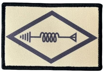 Amateur Radio Ham Operator Patches Klett Militär Stickerei Klett Patch für Taktische Kleidung Rucksack Baseballkappe Uniform Weste Backpack Jackets