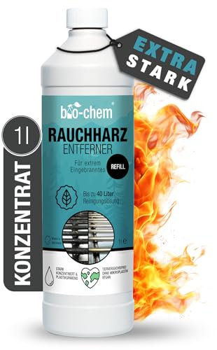 Bio-Chem - Décapant résine de fumée 1L - nettoyant degraissant 2 en 1 Vaporisateur nettoyant résine de Grill et Barbecue - Entretien grilles de barbecues