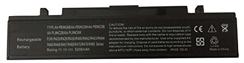 Trconelectron Replacement Battery for NP300V3Z NP300V5A NP300E5A NP300V4AH 300E NP300E 300V NP300V NT300V 305V E251 NP-E251 AA-PB9NS6B