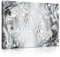 Forwall Bilder Wohnzimmer Abstrakt Diamanten Silber Glamour 100x75 cm - Modern Leinwandbild Groß XXL Schlafzimmer Wandbild Kunstdruck Wandbilder Canvas Desing Wand Bild auf Leinwand Aufhängefertig