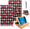 Huawei MediaPad T3 8.0 Tablet Case Cover, Premium Leather Rotating Stand Folio Flip Cover Protective Case with Free Stylus Pen for Huawei MediaPad T3 8.0 (8-Inch) - Owl Style 1 (360 Case)