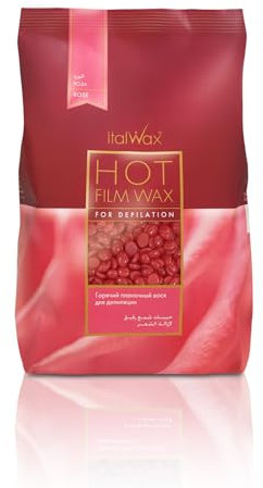 Italwax Rose - 500g - Waxing Perlen für Haarentfernung - Natürliche Formulierung für alle Hauttypen - Fruchtaroma - Empfohlen für Bikinizone und Achseln