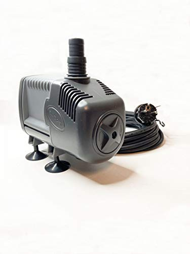 Sicce Syncra Silent 5.0 Pumpe mit 10m Kabel, hochwertige Qualitätspumpe aus Italien, Pumpe für Ihren Garten- und Zimmerbrunnen (5000 l/h - 10m Kabel)