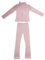 LIUHUO Eislaufjacke für Mädchen und Damen, Stretch-Fleece, Skate-Mantel, Trainingskleidung, Eiskunstlauf-Tops, rose, 4-6 Years