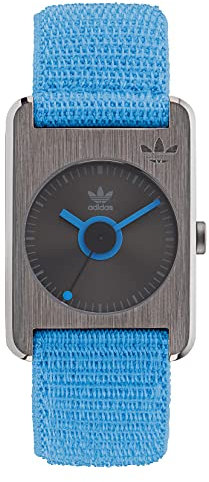 adidas Herren Analog Quarz Uhr mit Nylon Armband AOST22538