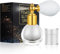 AOOWU Glitzer Spray, Glitterspray für Face und Body, Glitzer Haarspray Make-up Sparkle Puder Kosmetik Shimmer Highlighter, Powder Glitzer Spray Haare Körper für Weihnachten Rave Party（Silber）