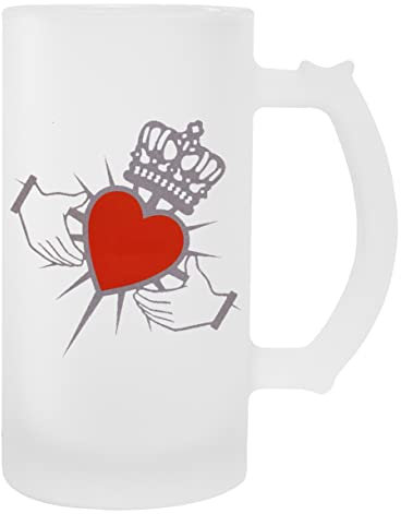 Simple Minds Bierglas Transparenter Becher Mit Griff