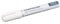 Europel Marqueur craie, à encre liquide, pointe de 6 mm, pour surfaces non poreuses – 1 feutre blanc sous carte blister effaçable à sec ou humide pour tableaux noirs, ardoise, panneaux, fenêtres