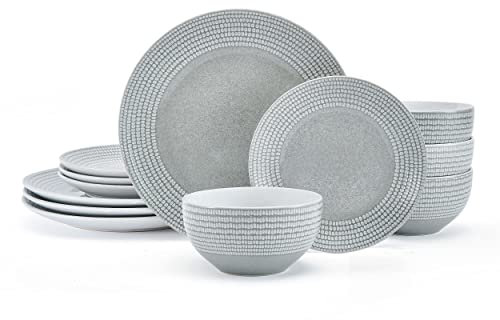 Pfaltzgraff Felicity - Vajilla de 12 piezas, servicio para 4 personas