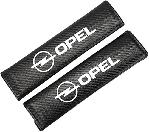 VIPOD 2 Stück Auto Gurtpolster FüR Opel OPC Line Astra h g j k f Zafira a b Corsa, Autogurte Schulterpolster Car Interior Seat Belt Shoulder
