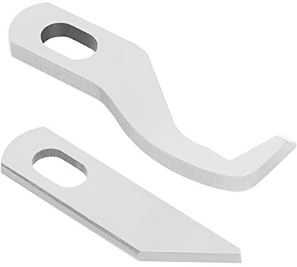 VGOL Lot de 2 lames supérieures et inférieures compatibles avec Singer S14-68 S14-69 S14-77 S14-78 S14-79 Compatible avec Pfaff Element 1450OL
