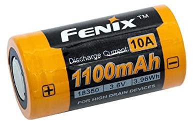 Fenix Akku 18350 3,6 Volt Lithium 1100mAh