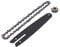 Chainsaw Chain Set, Steel Sprocket 186mm Guide Plate 230mm Chain 6in Saw Electric Chainsaw Chain Kit Replacement Accessories for Mini Electric Chainsaw