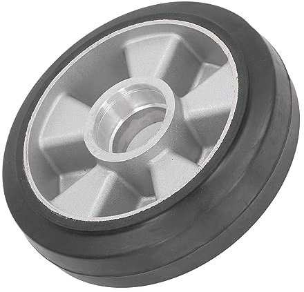 Roue de de Camion Pneu de Rechange en Caoutchouc Solide 180 X 50 Mm avec Trou de Roulement 6204, capacité de élevée pour Chariot élévateur Hydraulique Artisanal,