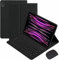 CLALOC Étui-Clavier pour Samsung Galaxy Tab A7 2020 10.4 Pouces Et Support De Stylo S Pen Intégré Housse Fine Et Intelligente avec Clavier Bluetooth Détachable pour Galaxy Tab A7 2020,Noir