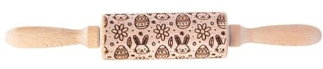 Holz Ostern Roller Ei Backen Keks Küchengeräte Für Kuchen Dekorieren Werkzeuge Ostern Geprägt Nudelholz Prägung Nudelholz Zum Backen Keks Fondant Teig Roller Gebäck Zum Backen