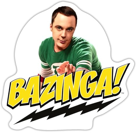 The Big Bang Theory Spruch Bazinga Sticker Aufkleber