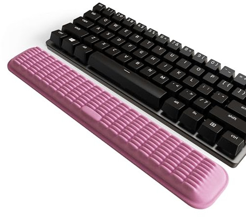 MEKASS Keyboard Wrist Rest for 60% Compact Keyboard (Pink)
