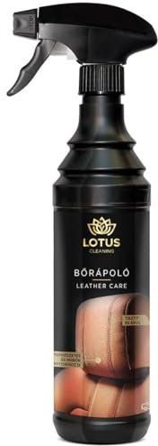 Lotus Lederpflege 600ml – Premium Lederpflege für Echt- und Kunstleder, erneuert Farben, schützt vor Rissen, langanhaltende Pflege mit Nanotechnologie, einfach anzuwenden, pH-neutral, umweltfreundlich