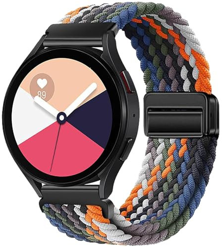 FYISWHO Magnetic Watch Strap for Ticwatch Pro 3/Pro 3 Ultra GPS/GTX/E2/S2, 22mm Bracelet Nylon Sport Replacement Band for Coros Pace 3/Pace Pro/Apex 2 Pro/Apex Pro/Apex 46mm