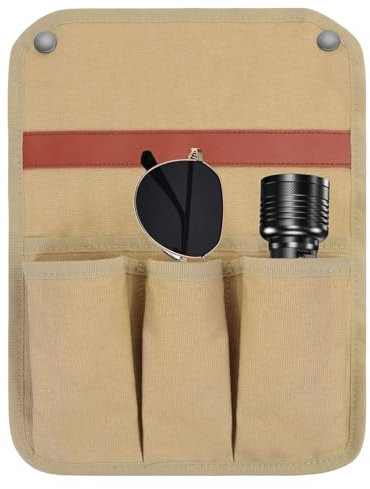 Organizzatore per braccioli per sedie da campeggio,Organizzatore per braccioli per sedie da spiaggia - Borsa portaoggetti per bracciolo per sedia a rotelle - Custodia leggera e portatile per sedia da