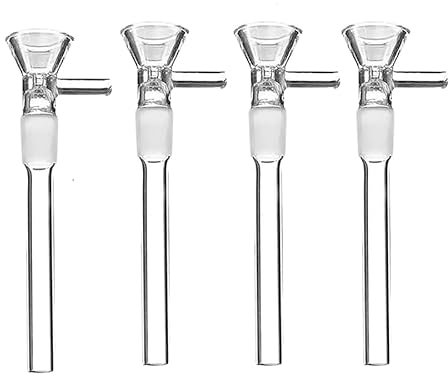Glas Bong Rohr Wasserbongs für Rauchen Bong Schale 14,5 mm Recycling Tornado Filter Glas Wasserbong Wasserpfeifen Öl Rig Bong mit 2 Reinigungsbürsten (Glass Bong)