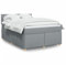 Xichuzi Boxspringbett mit Matratze Hellgrau 160x200 cm Stoff, Bett, Bettgestell, Jugendbett, Schlafzimmer Bett, Bed Frame - 3286731