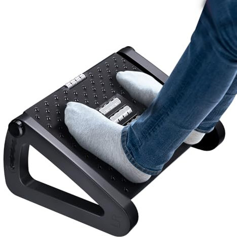 ZLMHYYM Fußstütze für unter dem Schreibtisch bei der Arbeit – Sechs höhenverstellbare Fußstütze unter dem Schreibtisch – Ergonomische Fußhocker für unter dem Schreibtisch – Schreibtisch-Fußstütze mit