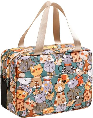 wordmouk Kulturbeutel Tragbare Kosmetiktaschen für Handtasche Damen Kulturtaschen Waschtasche Kosmetiktasche Groß Waschbeutel Fitness Waschbeutel Wasserdicht Reise Make-up Organizer