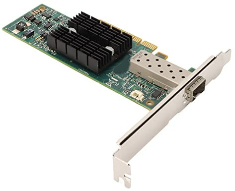 Carte Réseau de 10 Go, Carte Réseau Réseau Card d'interface Réseau à Fibre Optique avec Adaptateur Réseau de 10 Gbps MNPA19XTR SFP + PCIE Network Carte 10 Gbps Adaptateur Réseau pour Les Serveurs