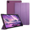 FINTIE Coque pour Samsung Galaxy Tab A9 Plus (Tab A9+) 11 Pouces 2023 (SM-X210/X216/X218), Etui Transparent Givré Housse Fine et Légère, Violet