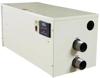 OUHFCASN 60KW Swimming Pool Heater Thermostat Electric Digital Water Heat Pump For SPA Hot Tub Bath Heating Equipment Efficient Heating(5.5KW)