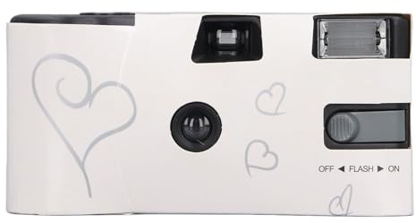 Appareil Photo Jetable Rétro, 27 Poses, Pellicule Couleur 35mm, Flash Intégré - Souvenirs Authentiques, Prise en Main Simple, pour Mariage Anniversaire et Voyage